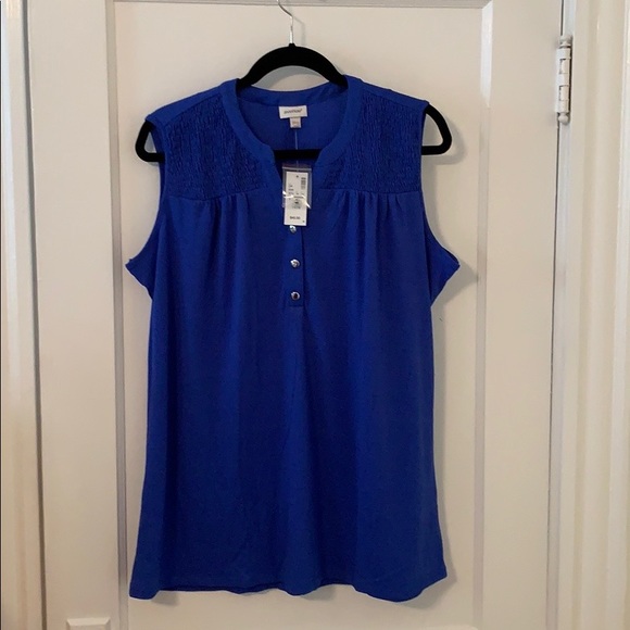 Avenue Tops - Avenue Blue Sleeveless Tunic 14/16 NEW